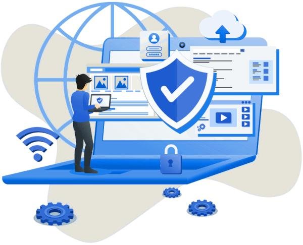 Information Technology cybersecurity network security and data protection
