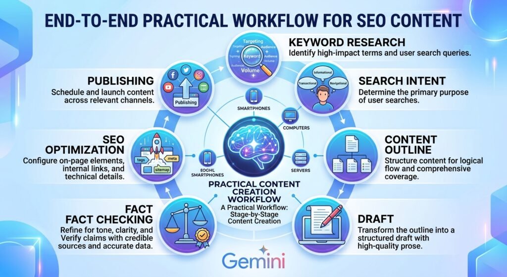 Gemini workflow for seo