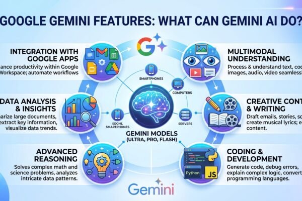 Google Gemini Features: What Can Gemini AI Do? A Complete Guide.