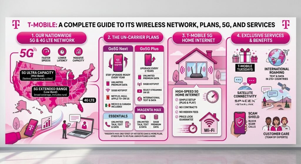 T-Mobile A Complete Guide to Its Wireless Network, Plans, 5G, and Services