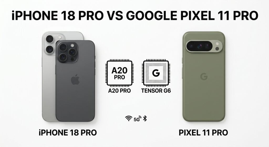 iPhone 18 Pro A20 Pro vs Google Pixel 11 Pro Tensor G6