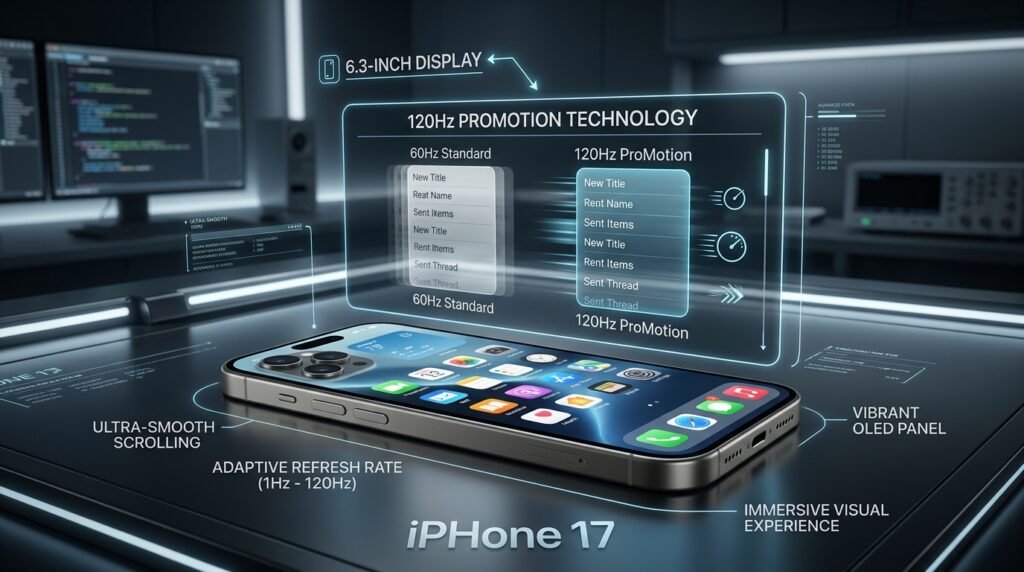 6.3-Inch 120Hz ProMotion Display
