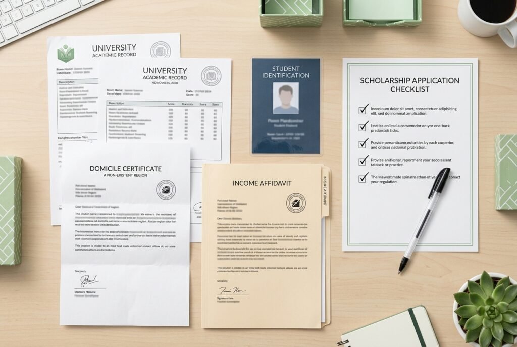 Documents for Honhaar Scholarship
