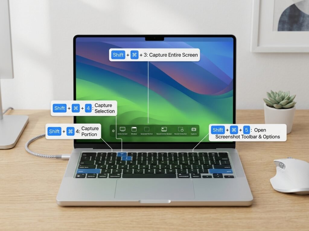 How to take a screenshot on a MacBook