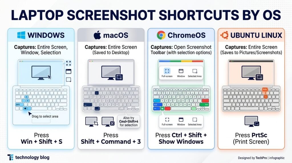 How to Take a Screenshot on Any Laptop