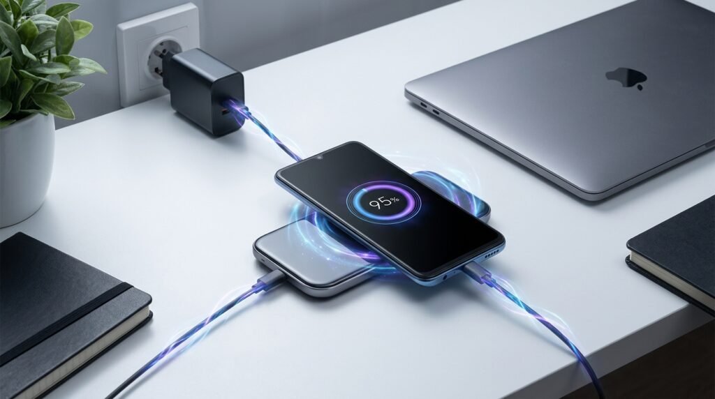 Vivo mobile battery and fast charging