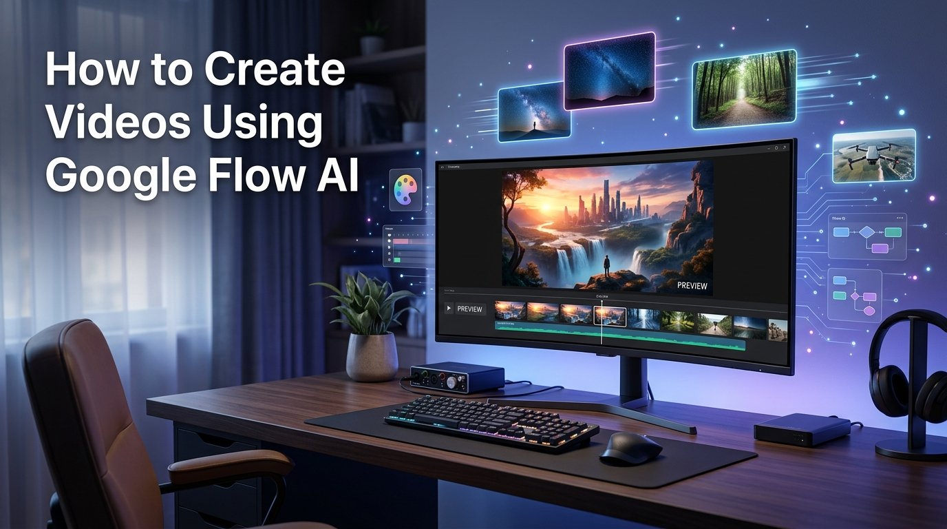 how to creat videos using google flow ai